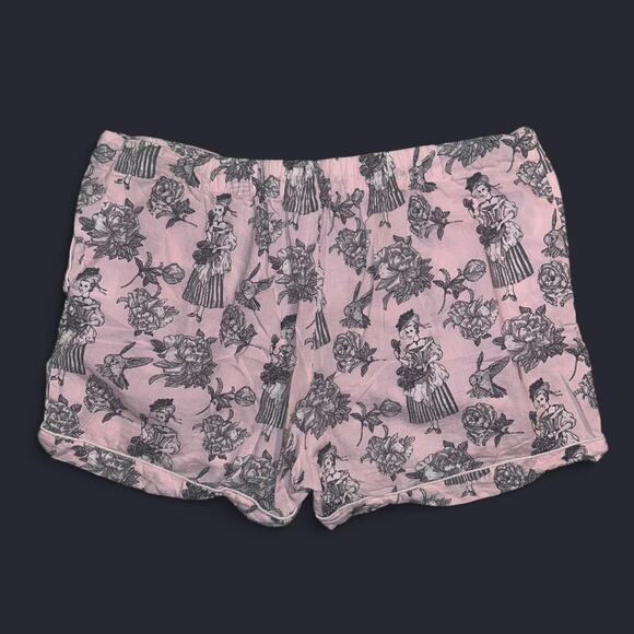 Pink and white mahogan loungewear women's large - Picture 3 of 3